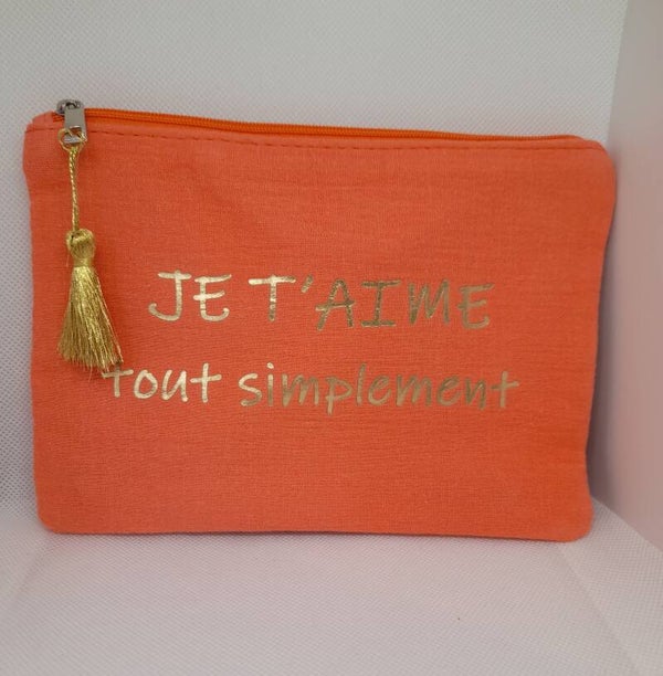 Pochette Personnalisée " Je T'aime Tout Simplement "