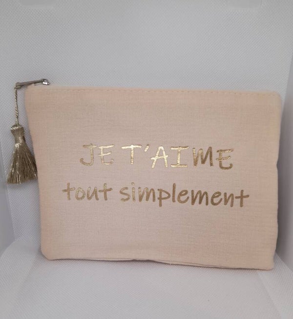 Pochette Personnalisée " Je t'aime tout simplement "