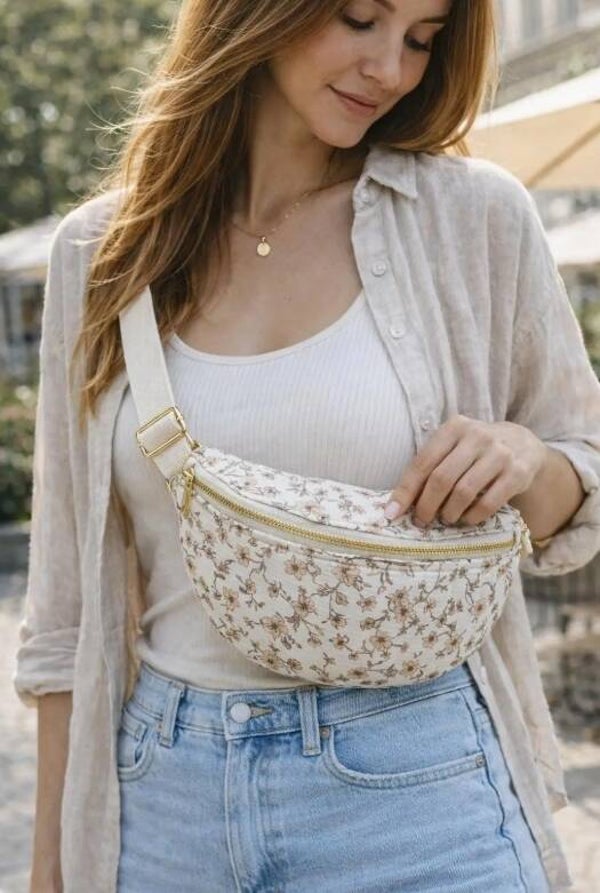 Sac Banane Matelassé en Coton