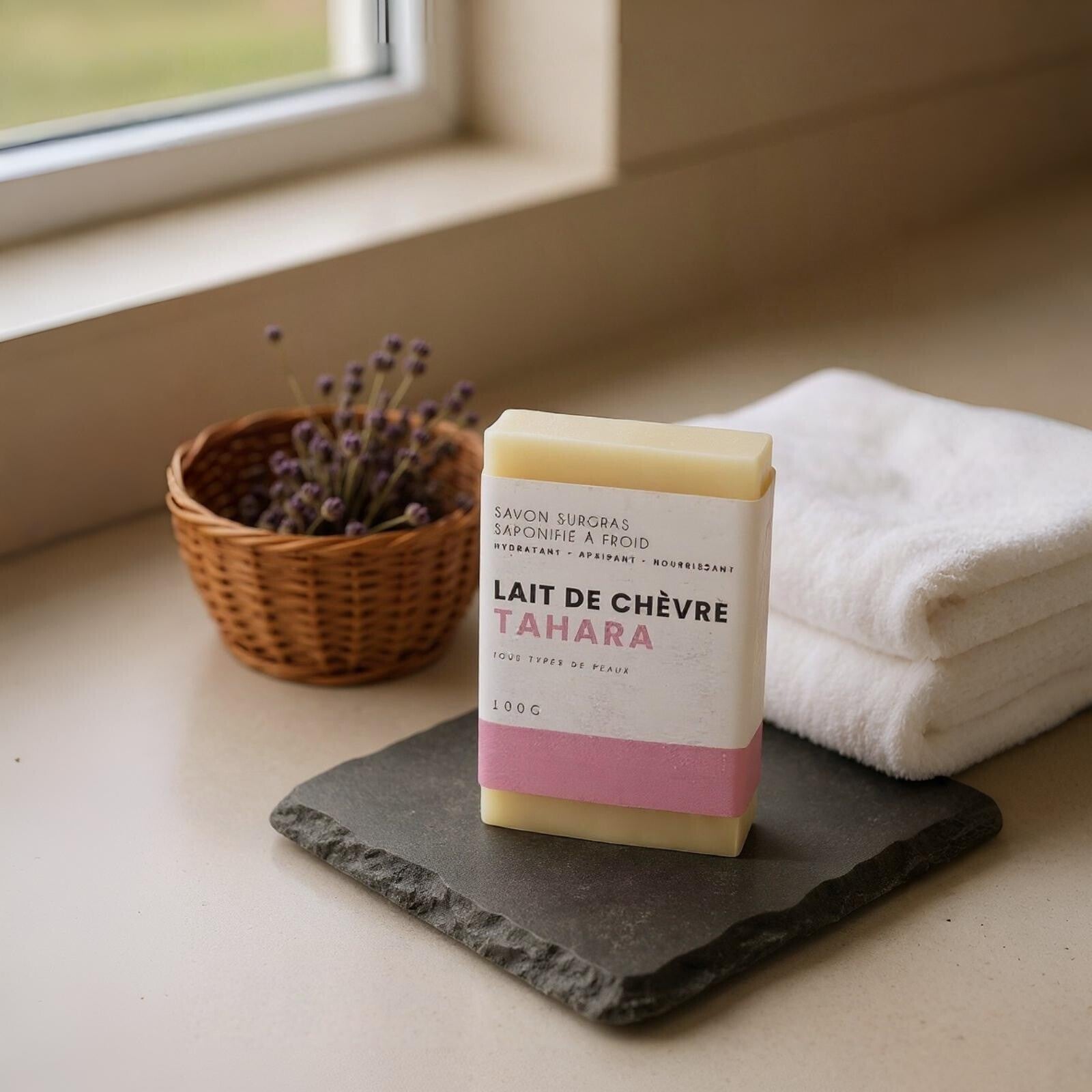 Savon au lait de chèvre musc tahara