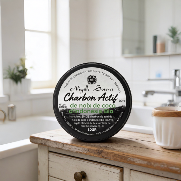 Charbon actif de noix de coco Bio
