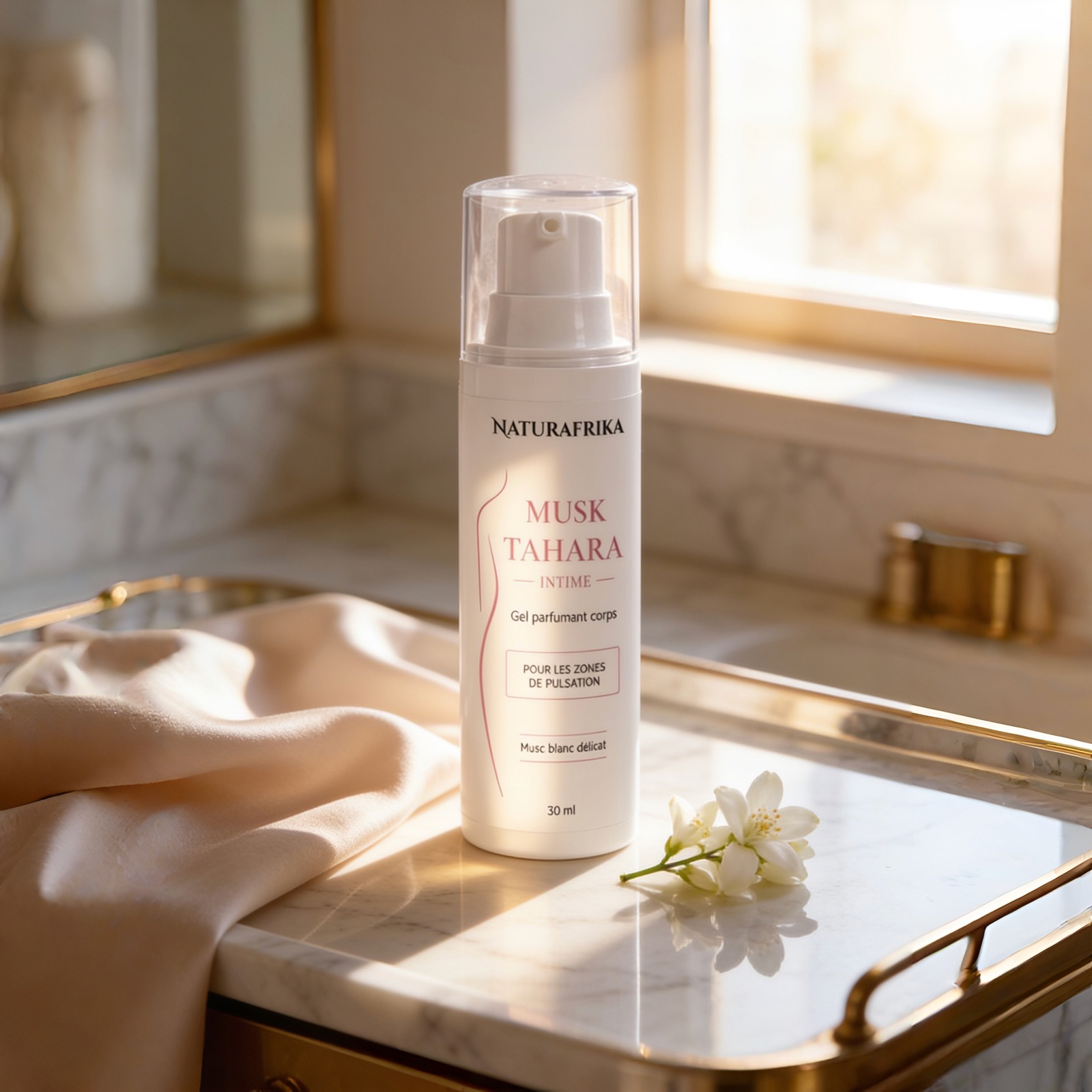 Gel musc Tahara intime senteur musc blanc