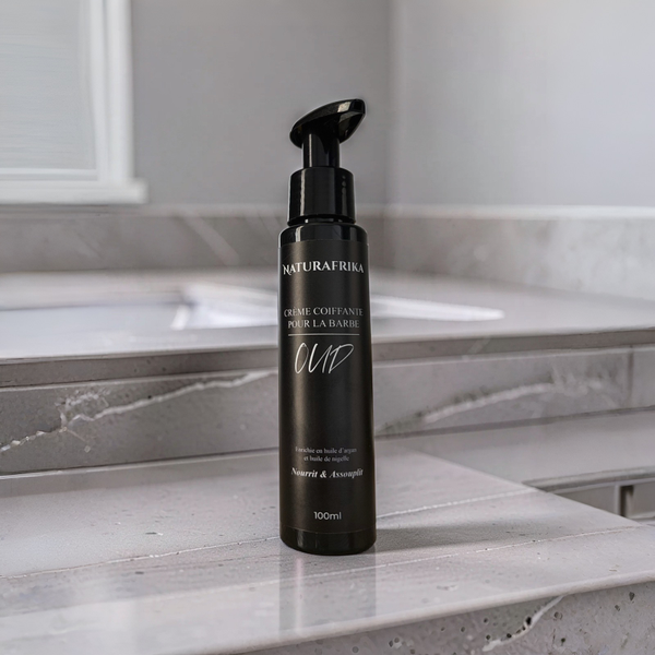 Crème coiffante pour la barbe