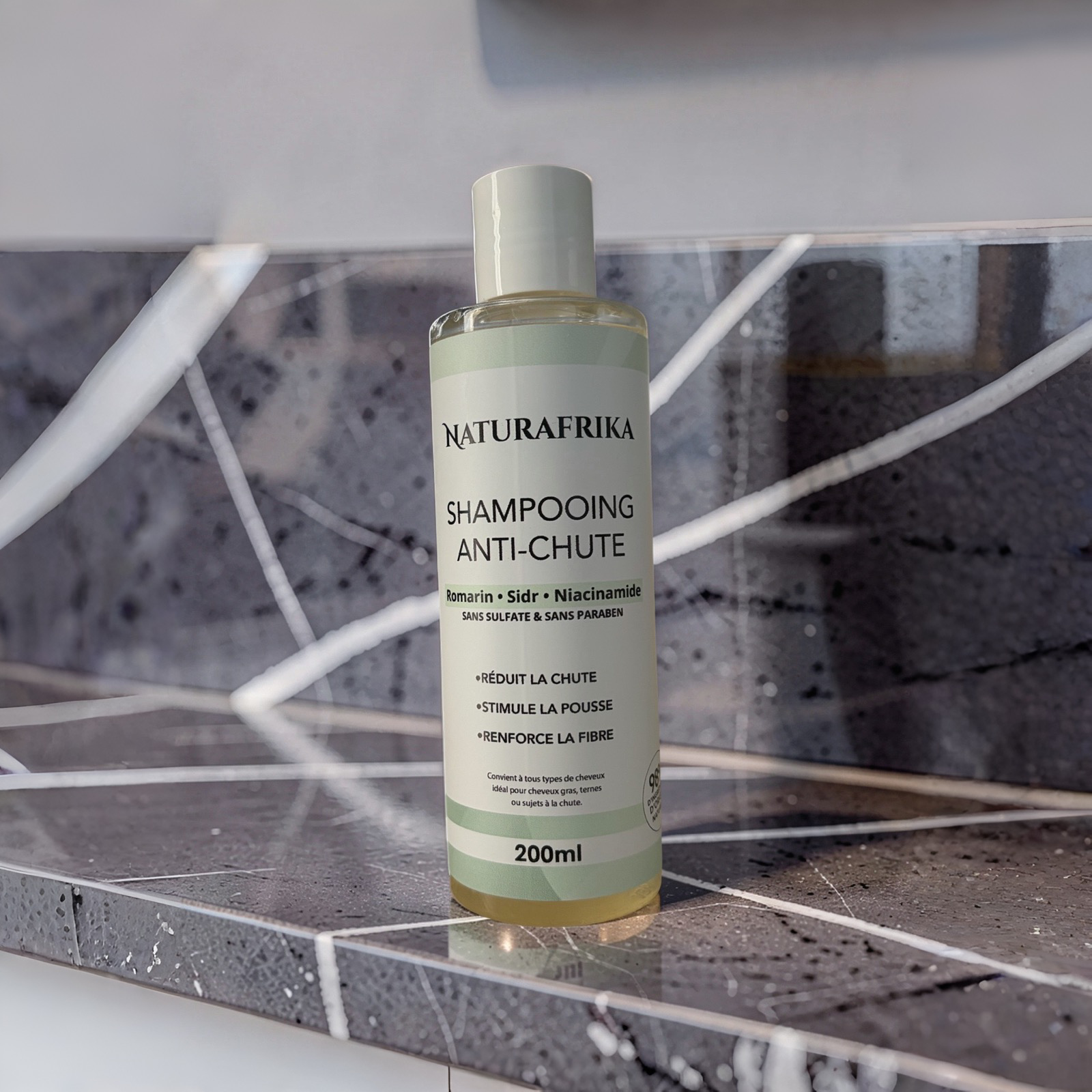 Shampoing anti-chute au Romarin , Sidr et Niacinamide