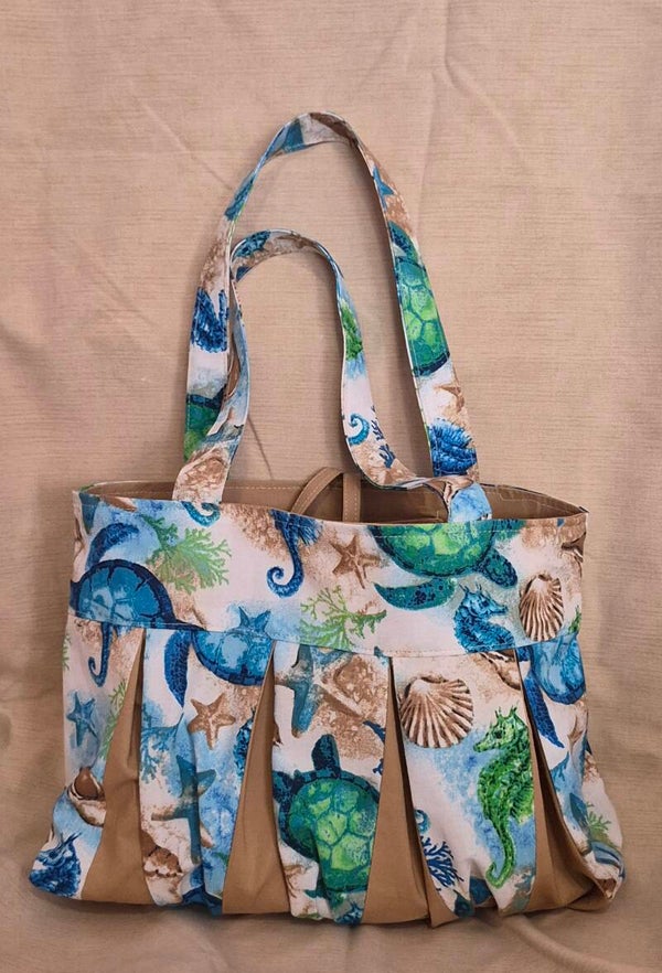 Seahorse- Pleated Purse