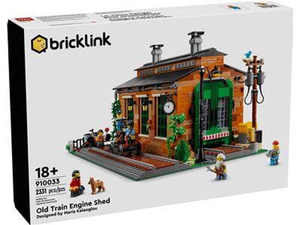 Lego 910033 Old Train Engine Shed