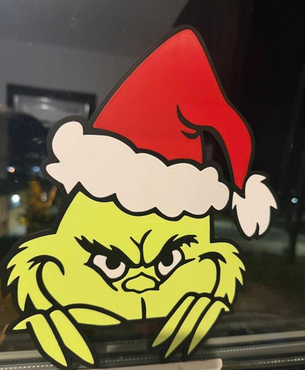 Window Decoration - The Grinch