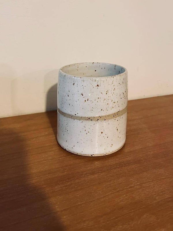 Kopje streep (wit spikkel)