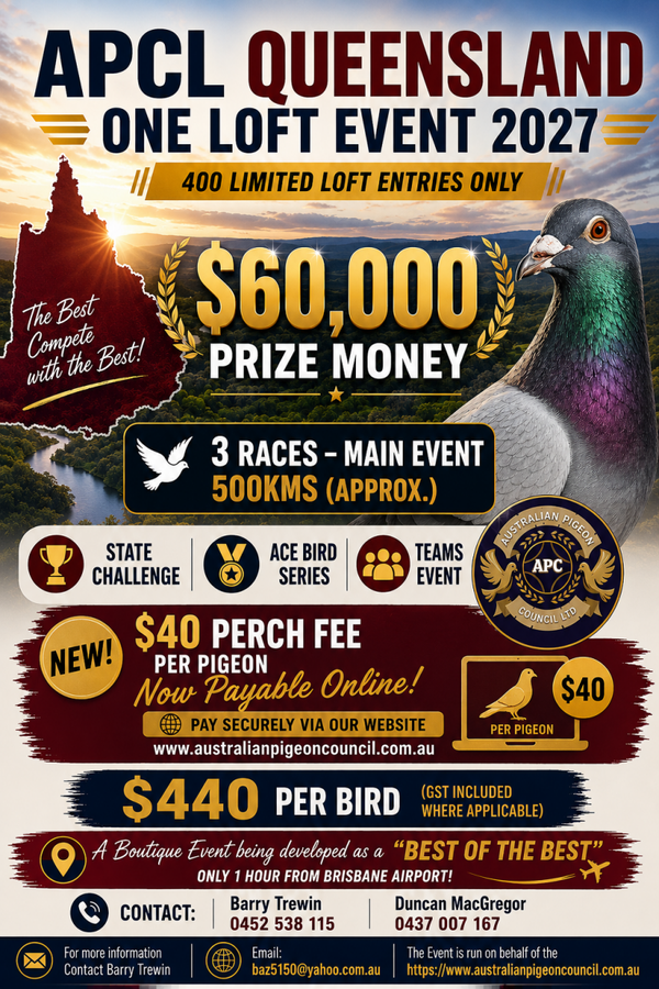 APCL QLD One Loft Event Perch Fee 2027