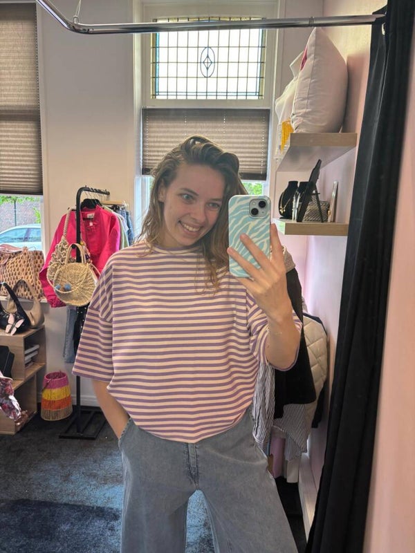 Lila streep shirt