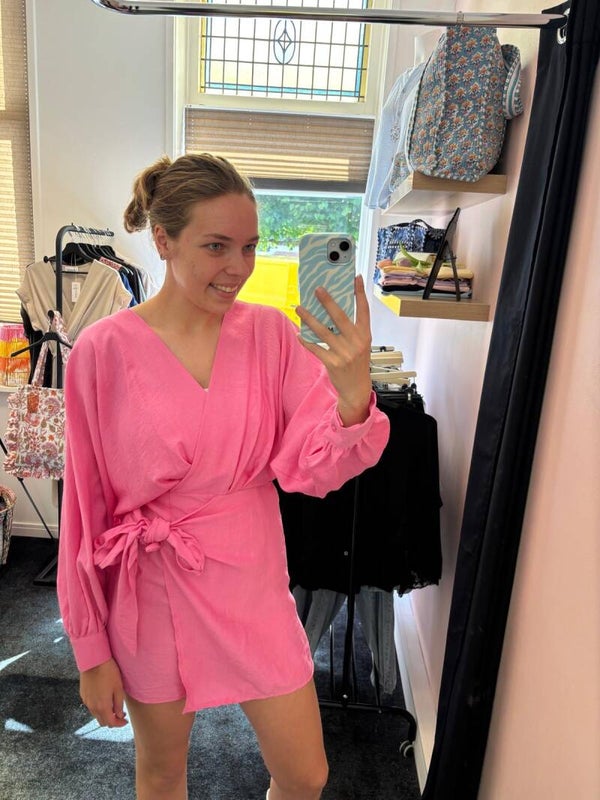 Roze playsuit