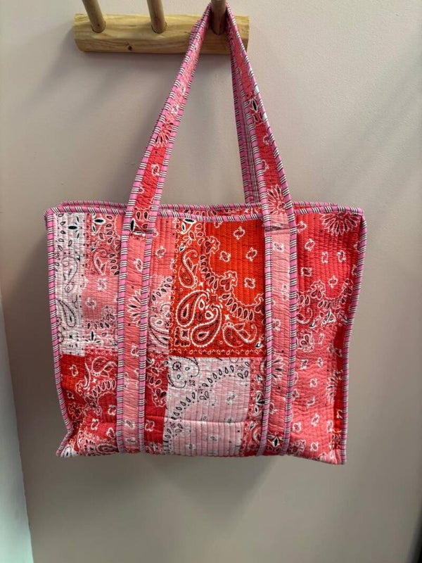 Roze shopper