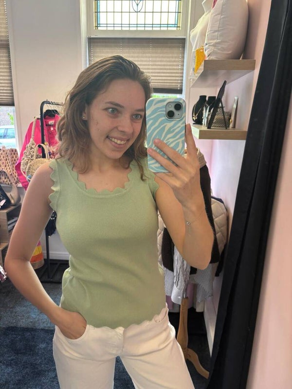Mint groen hemdje