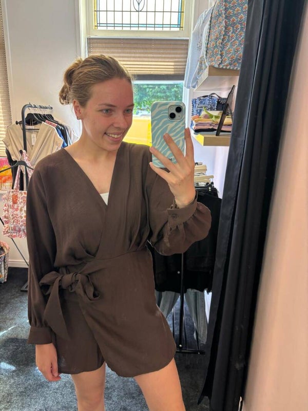 Bruine playsuit