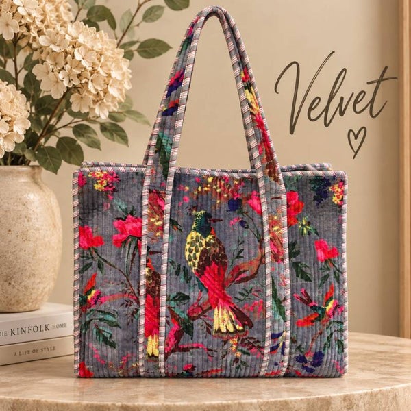 vogel velvet shopper