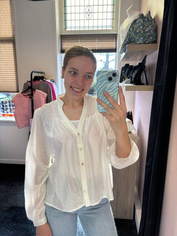 Witte blouse