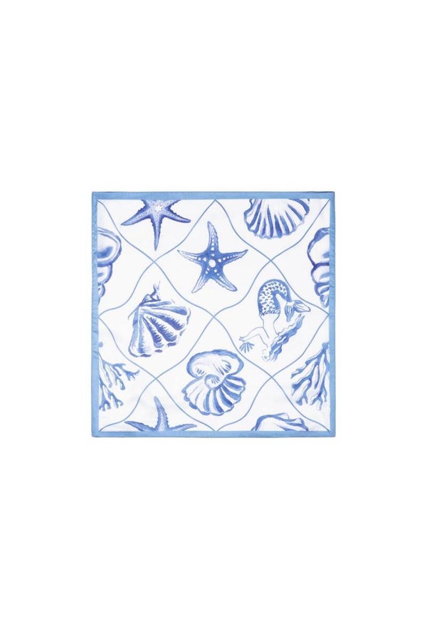 Blauw sjaal