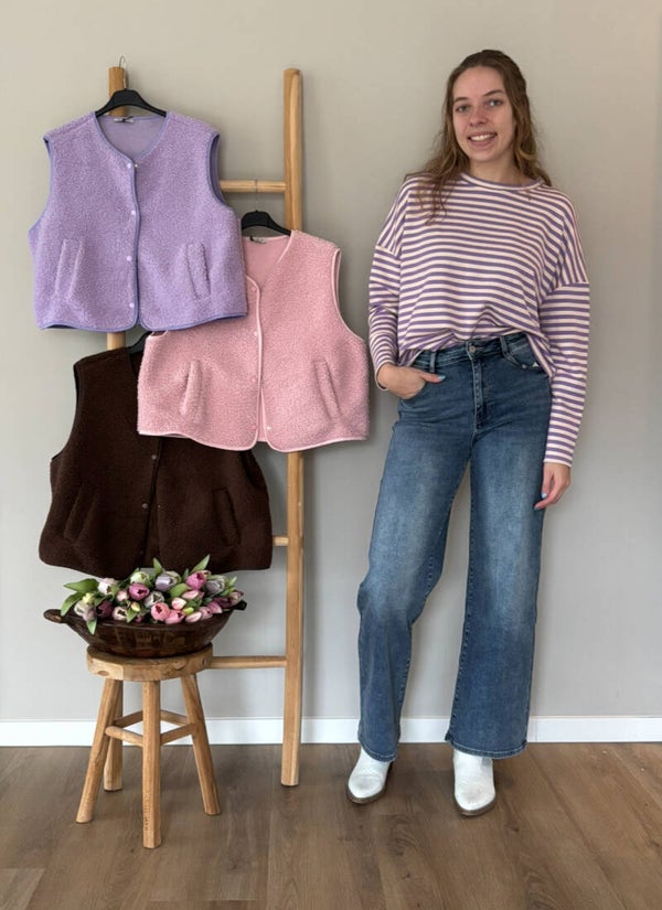 Lila beige longsleeve