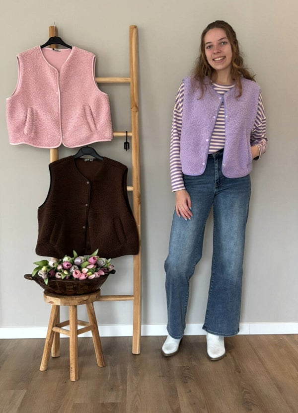 Lila gilet