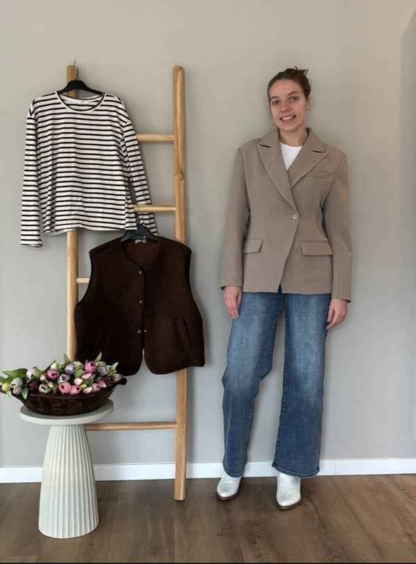Taupe blazer
