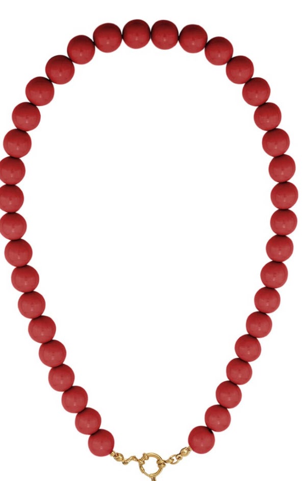 Wijnrode ketting