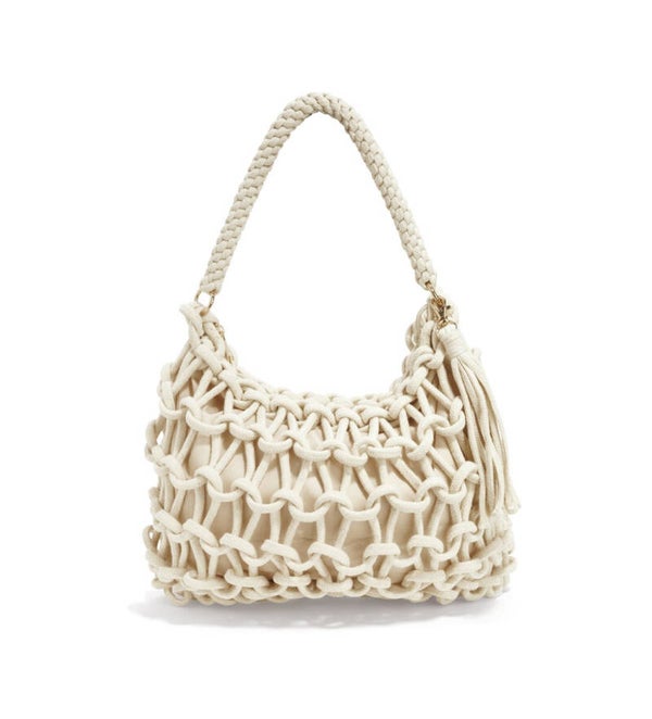 Beige tas