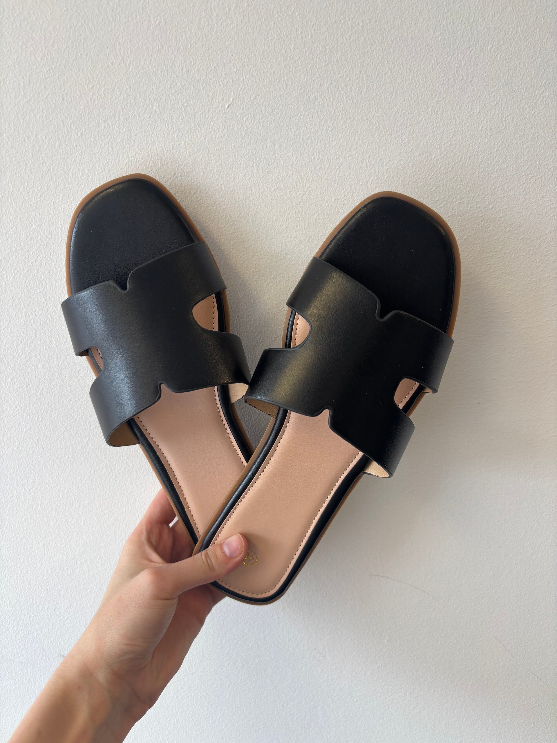 Zwarte slipper