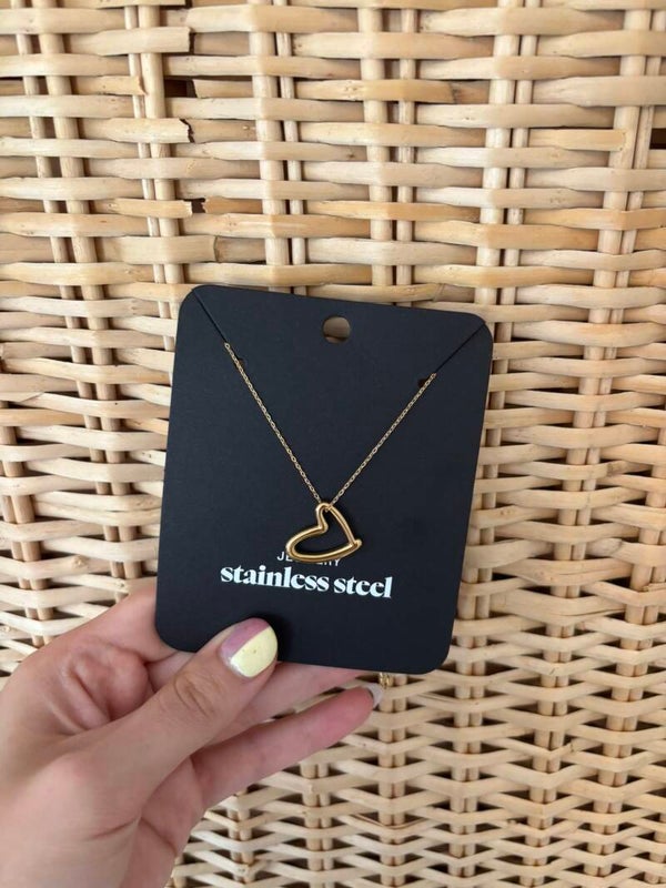 gouden hartjes ketting