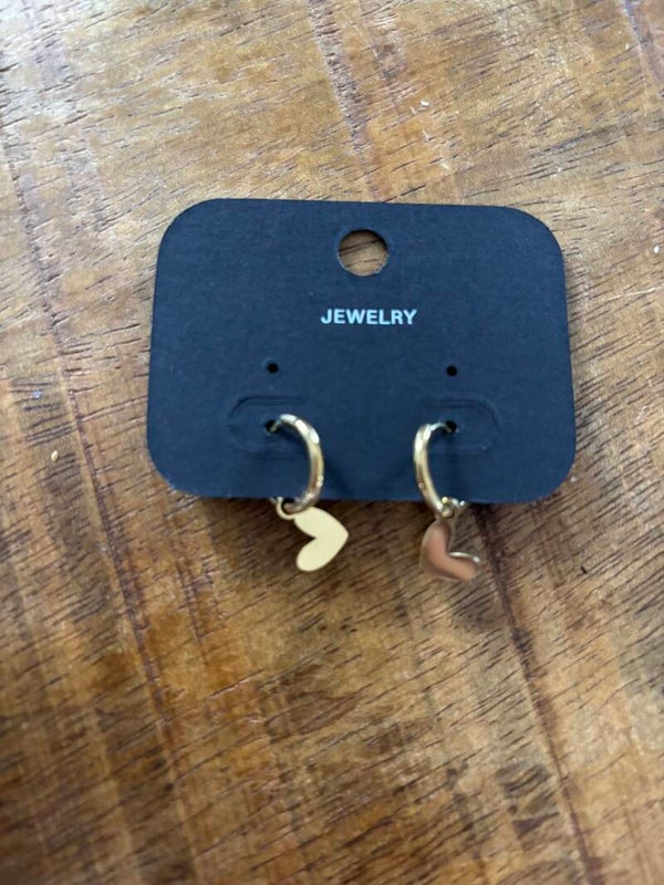 gouden hartjes oorbellen