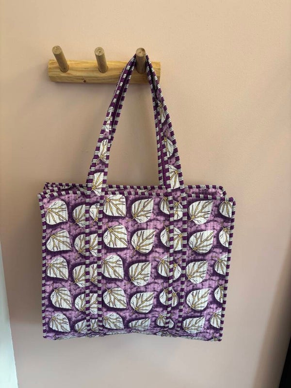 Paarse shopper