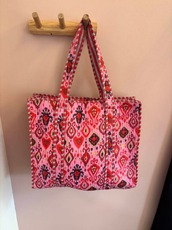 Roze shopper