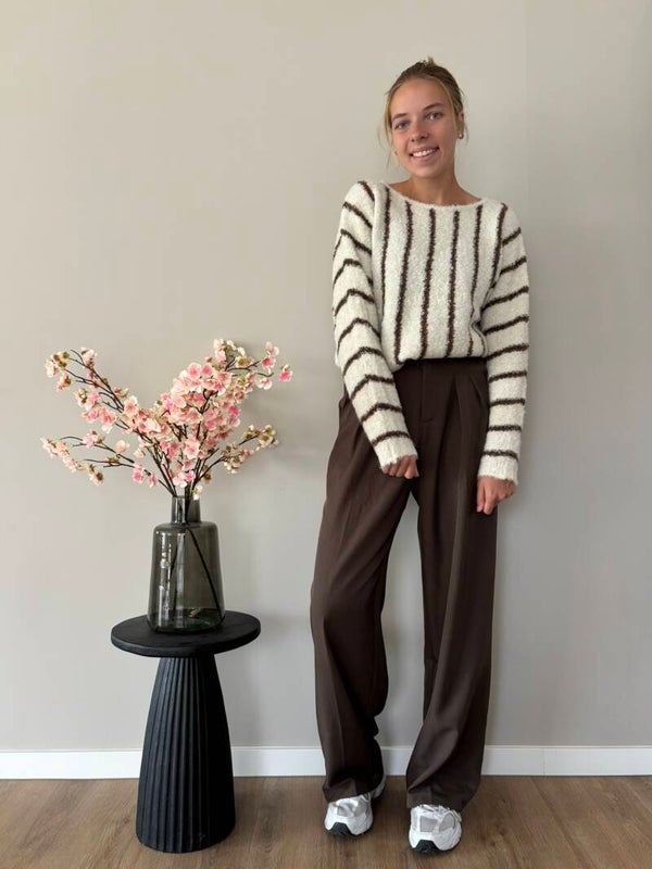 Bruine pantalon