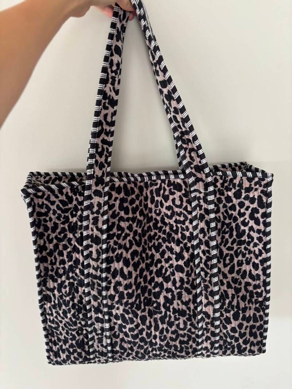 Velvet panter shopper