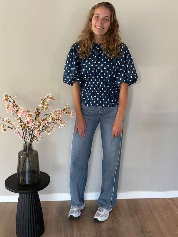 Stippen blouse