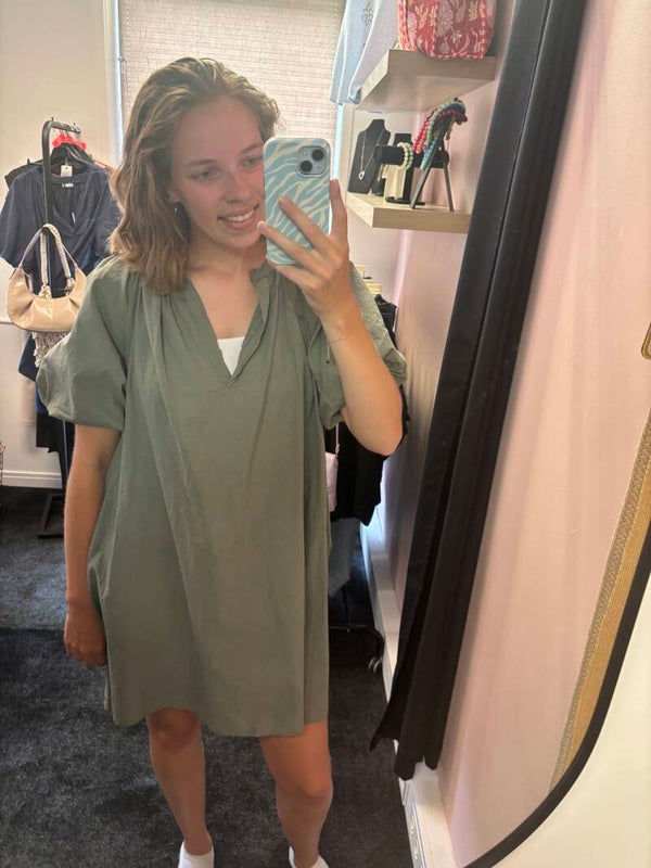 Groen jurkje