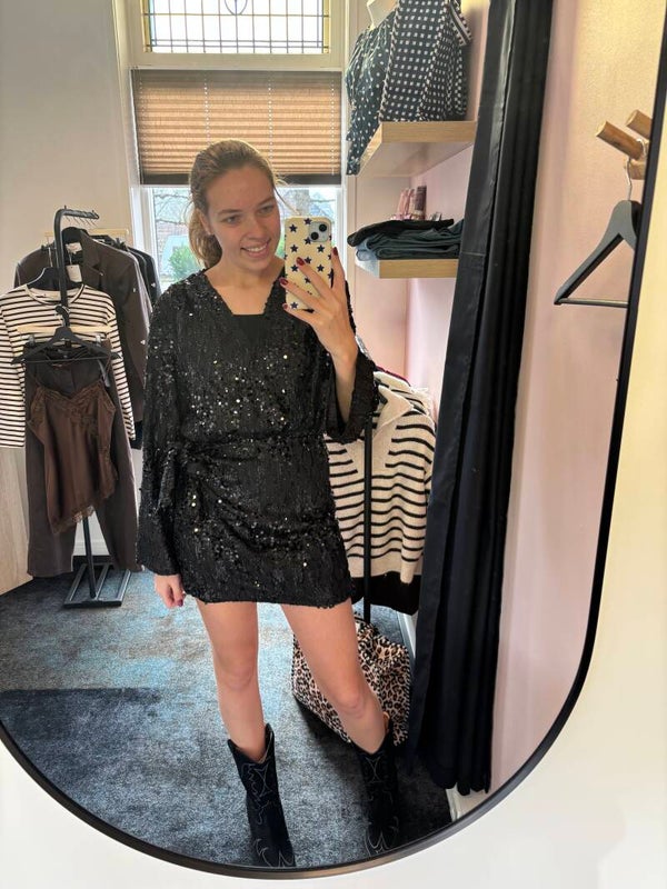 Glitter jurk