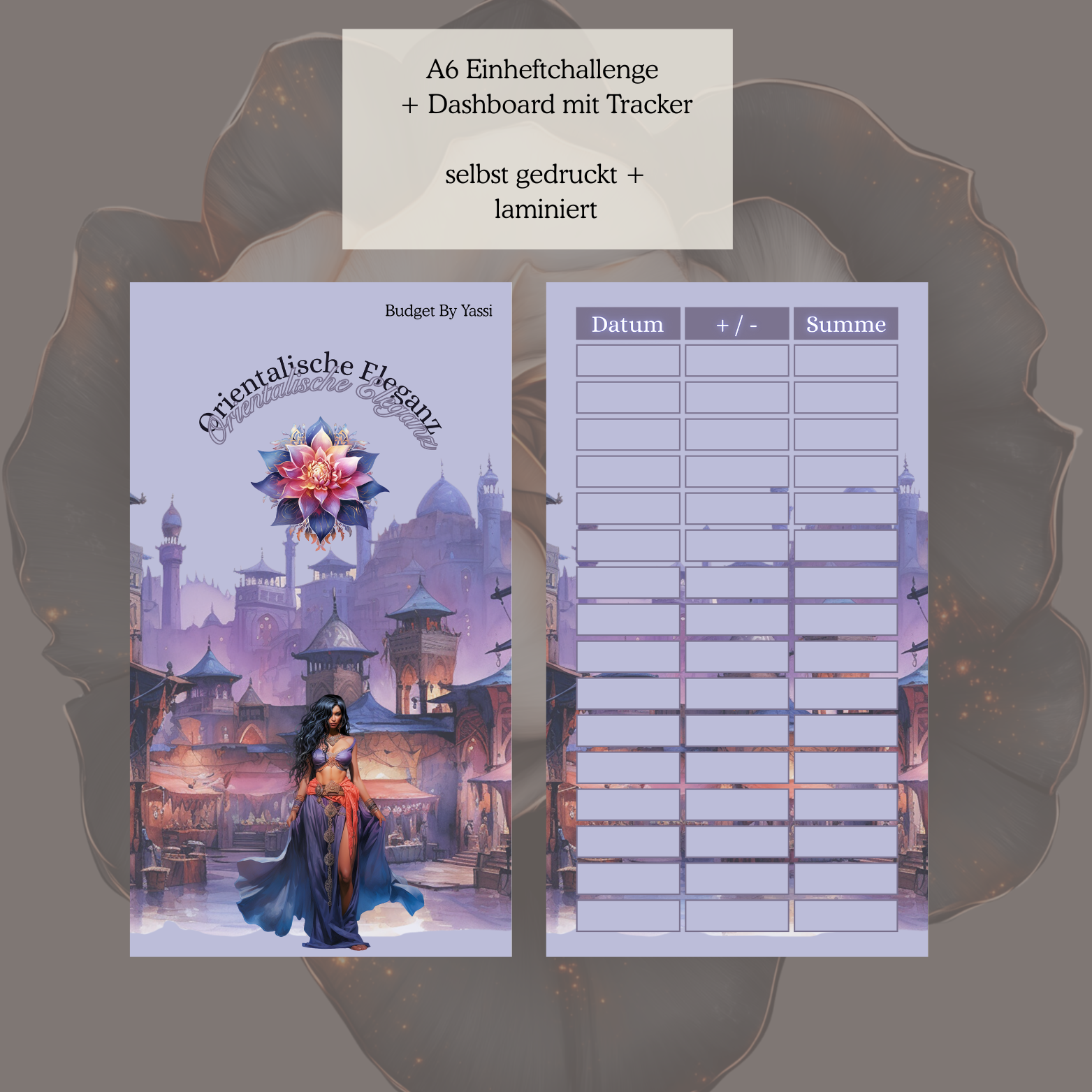 A6 Orientalische Eleganz