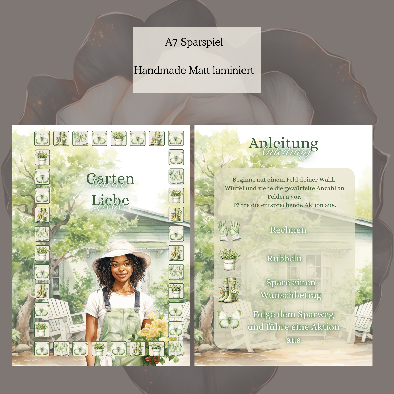 A7 Garten Liebe Sparspiel