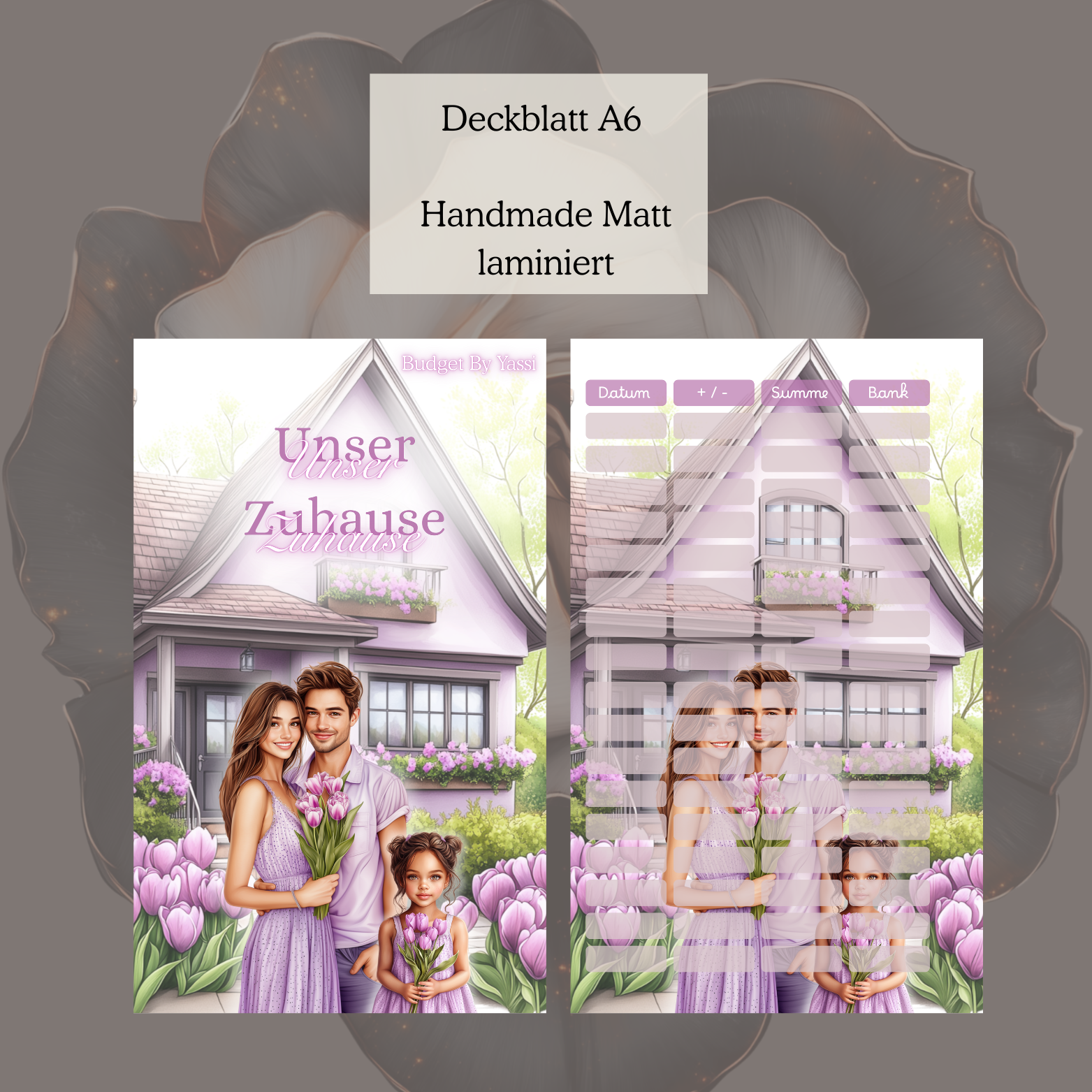 Deckblatt A6 Unser Zuhause