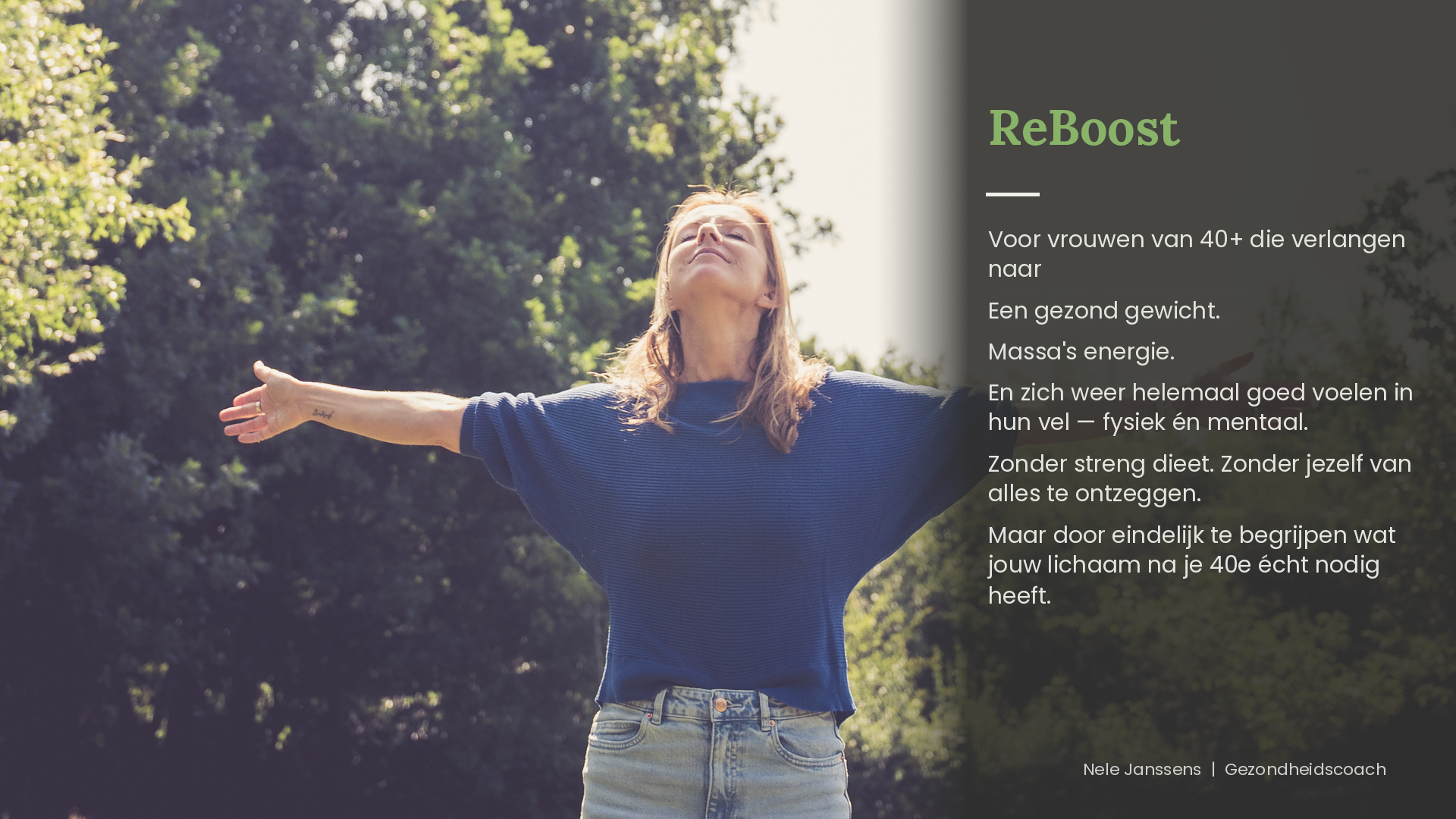 ReBoost, voor vrouwen van 40+