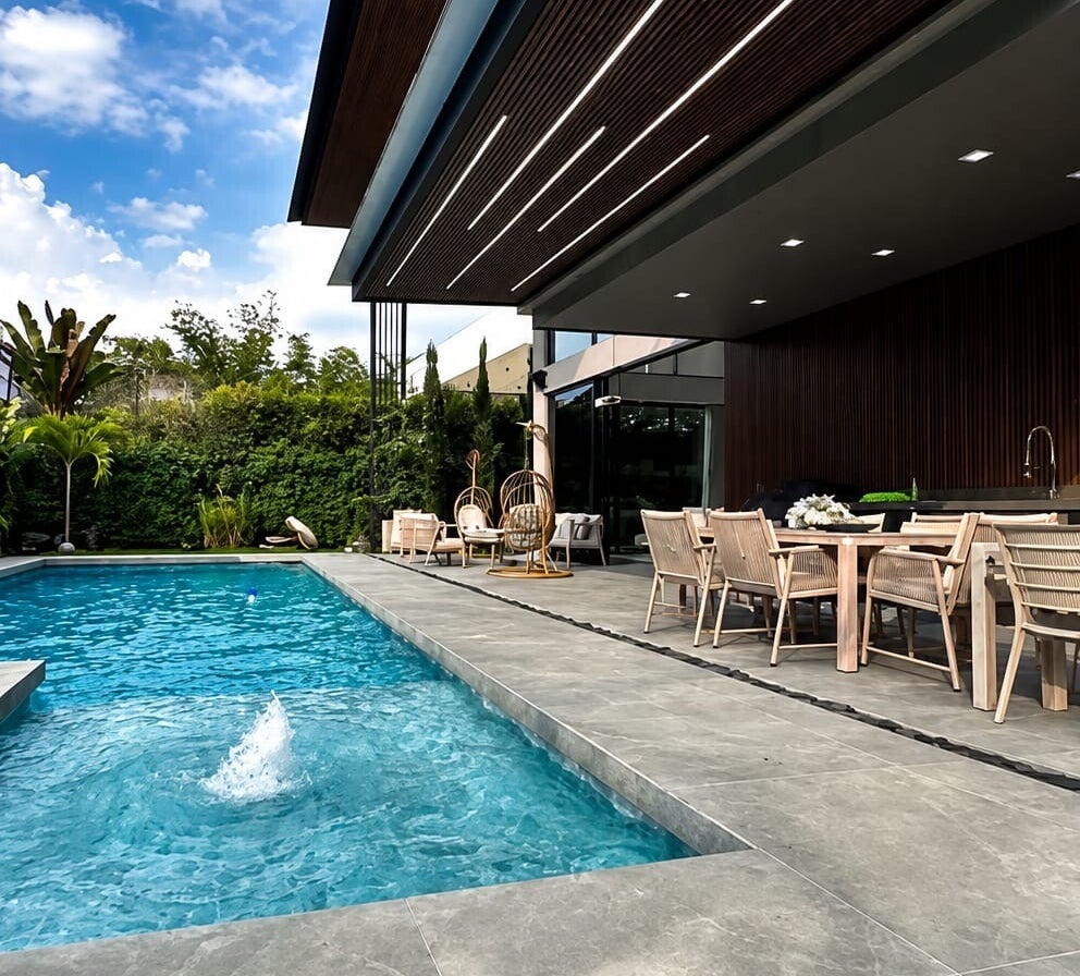 Construcción de piscina