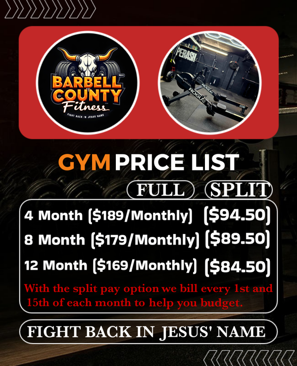 Group training 8 Month ($179/Monthly)