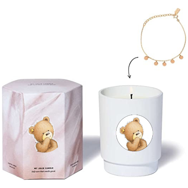 Bougie parfumée avec Bijou
