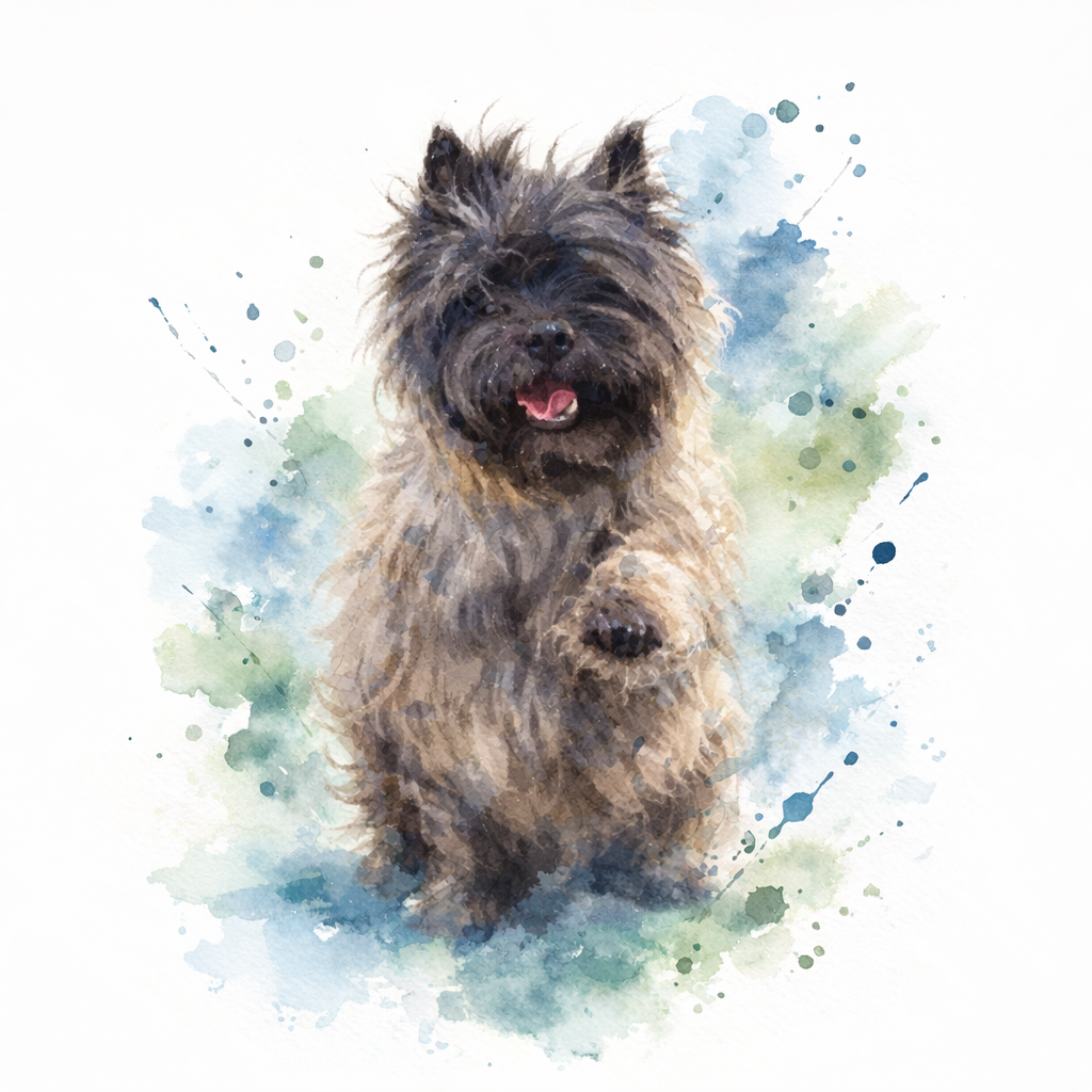 Enkele kaart  "Cairn terrier"
