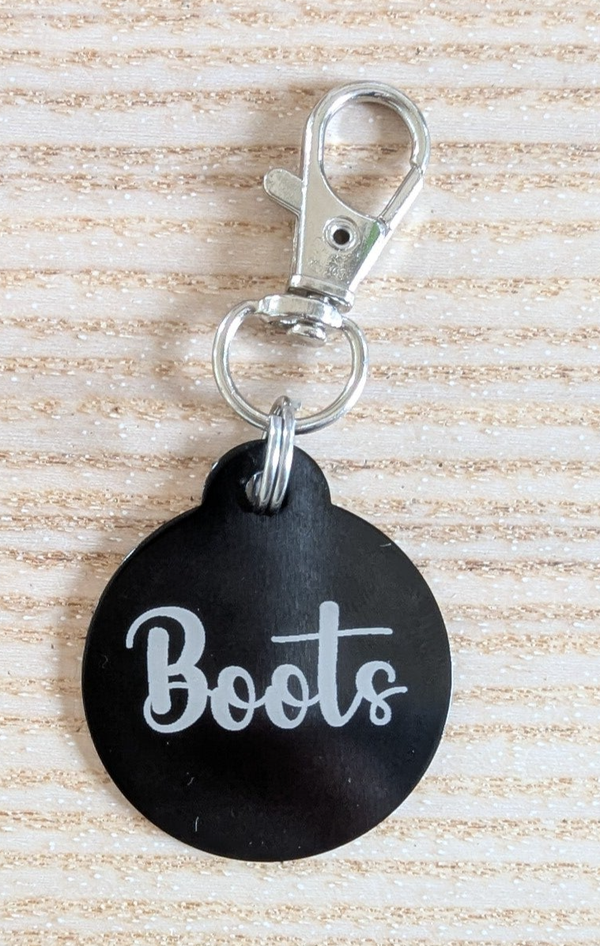 Dog tag rond "Standaard"