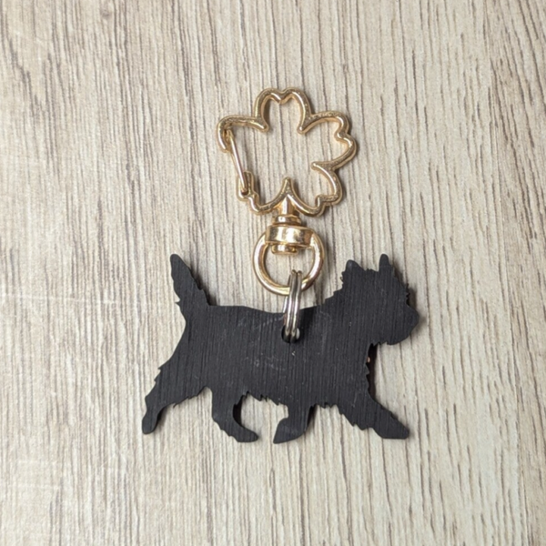 Sleutelhanger hout "Cairn Terrier"