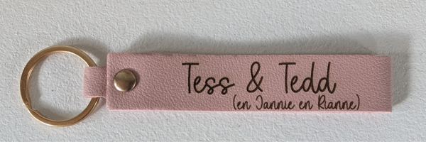 Sleutelhanger pu leer custom