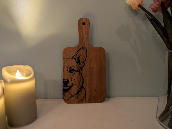 Borrelplank "Corgi"