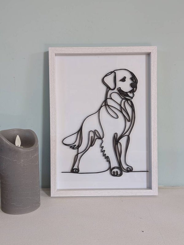 Portret-art "Golden retriever"