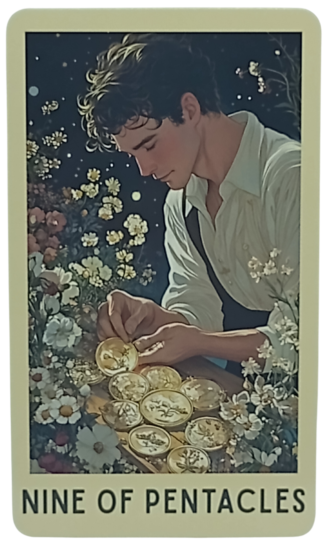 pen-09-nine-of-pentacles-tarot-card-meaning